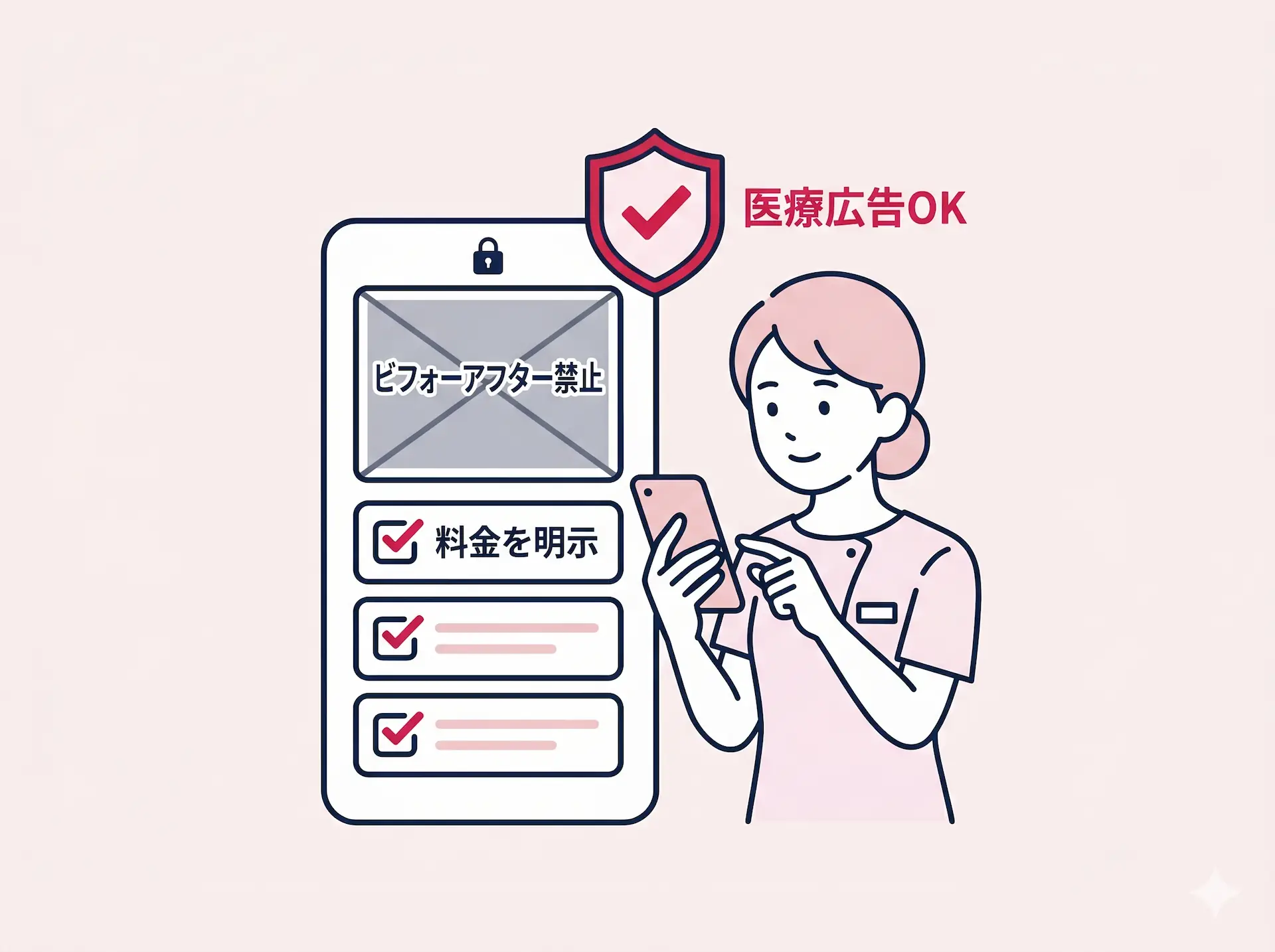 医療広告規制を踏まえた設計