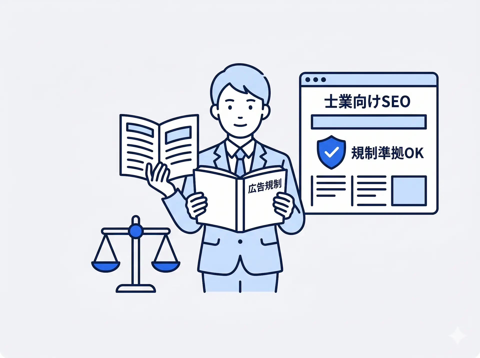 士業の広告規制を踏まえる